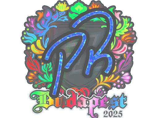 Sticker | PR (Holo) | Budapest 2025 - $ 2.35