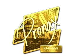 Sticker | pronax (Gold) | Atlanta 2017 - $ 106.27