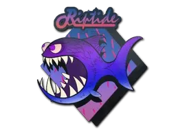 Sticker | Purple Jaggyfish - $ 1.29