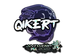 Sticker | qikert (Glitter) | Antwerp 2022 - $ 0.08