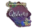 Sticker | qikert (Glitter - $ 0.00