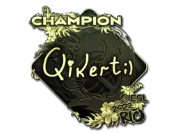 Sticker | qikert (Gold, Champion) | Rio 2022 - $ 2.02
