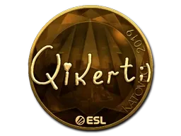 Sticker | qikert (Gold) | Katowice 2019 - $ 62.29