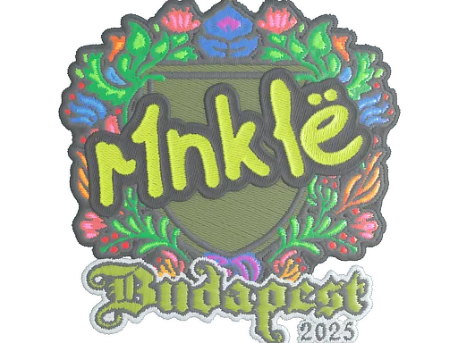 Sticker | r1nkle (Embroidered) | Budapest 2025 - $ 0.06