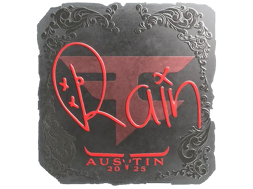 Sticker | rain (Foil) | Austin 2025 - $ 0.42