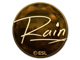 Sticker | rain (Gold) | Katowice 2019 - $ 165.49