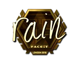 Sticker | rain (Gold) | London 2018 - $ 259.68