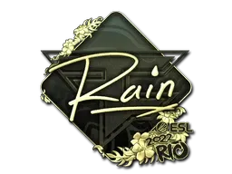 Sticker | rain (Gold) | Rio 2022 - $ 15.99