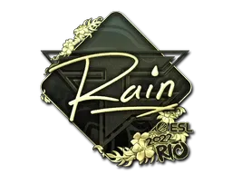 Sticker | rain (Gold) | Rio 2022 - $ 18.15