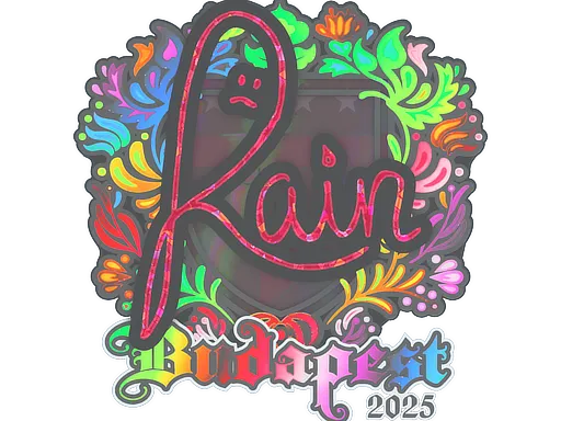 Sticker | rain (Holo) | Budapest 2025 - $ 3.58