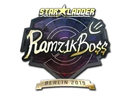 Sticker | Ramz1kBO$$ (Gold) | Berlin 2019 - $ 12.77
