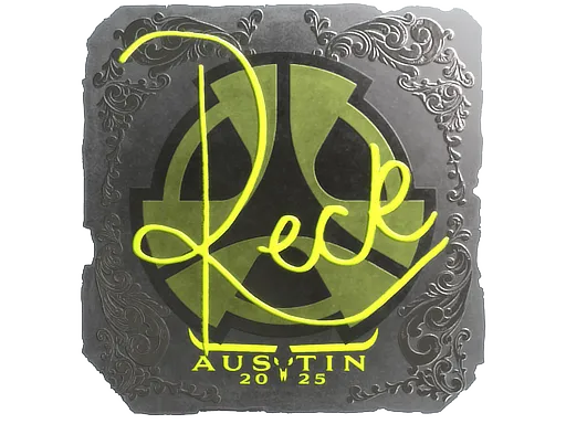 Sticker | reck (Foil) | Austin 2025 - $ 0.16