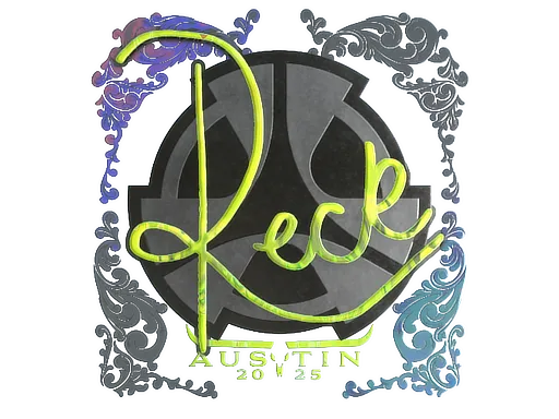 Sticker | reck (Holo) | Austin 2025 - $ 0.33