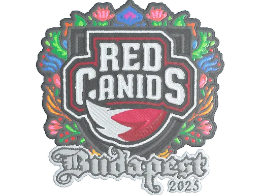 Sticker | RED Canids (Embroidered) | Budapest 2025 - $ 0.05