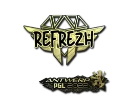Sticker | refrezh (Gold) | Antwerp 2022 - $ 1.75