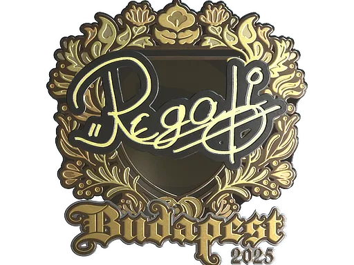 Sticker | regali (Gold) | Budapest 2025 - $ 2.82