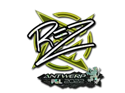 Sticker | REZ (Glitter) | Antwerp 2022 - $ 0.04
