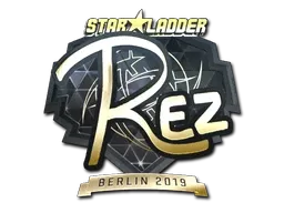 Sticker | REZ (Gold) | Berlin 2019 - $ 10.38
