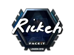 Sticker | Rickeh (Foil) | London 2018 - $ 10.08