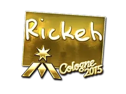 Sticker | Rickeh (Gold) | Cologne 2015 - $ 32.20