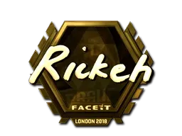 Sticker | Rickeh (Gold) | London 2018 - $ 320.00