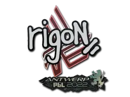 Sticker | rigoN | Antwerp 2022 - $ 0.03