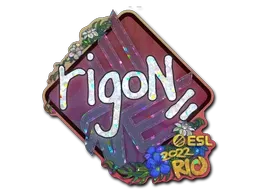 Sticker | rigoN (Glitter) | Rio 2022 - $ 0.05