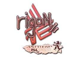Sticker | rigoN (Holo) | Antwerp 2022 - $ 0.28