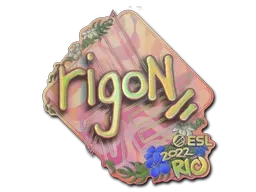 Sticker | rigoN (Holo) | Rio 2022 - $ 0.52
