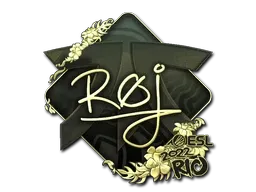 Sticker | roeJ (Gold) | Rio 2022 - $ 3.75