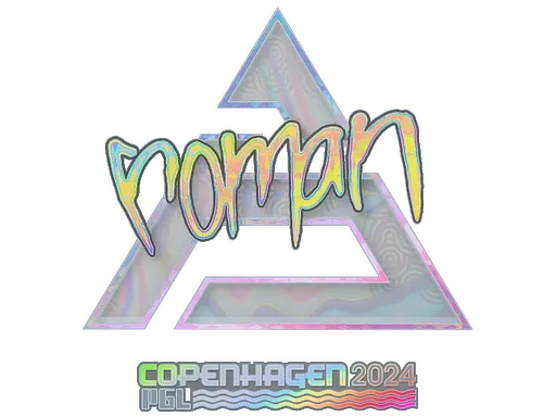 Sticker | roman (Holo) | Copenhagen 2024 - $ 1.29