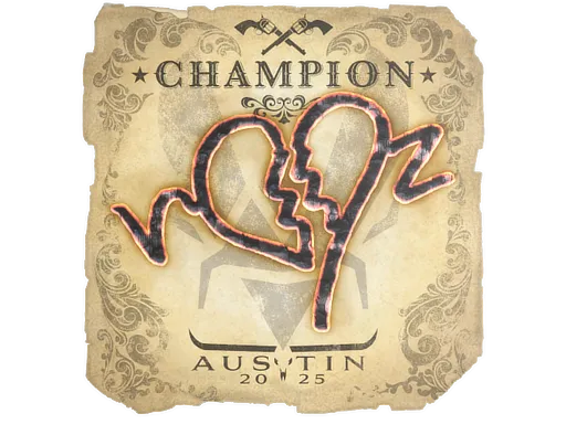 Sticker | ropz (Champion) | Austin 2025 - $ 0.05