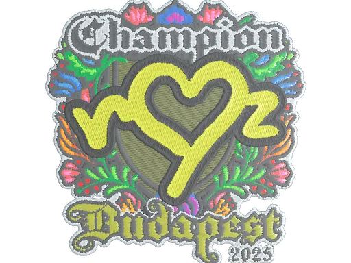 Sticker | ropz (Embroidered, Champion) | Budapest 2025 - $ 0.03