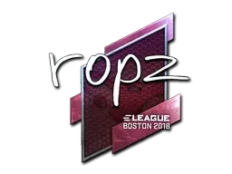 Sticker | ropz (Foil) | Boston 2018 - $ 25.00