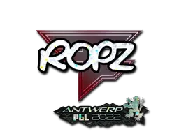 Sticker | ropz (Glitter) | Antwerp 2022 - $ 0.19
