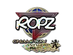 Sticker | ropz (Glitter, Champion) | Antwerp 2022 - $ 0.09