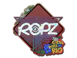 Sticker | ropz (Glitter) | Rio 2022 - $ 0.17