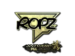 Sticker | ropz (Gold) | Antwerp 2022 - $ 12.67
