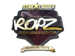 Sticker | ropz (Gold) | Berlin 2019 - $ 70.75
