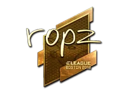 Sticker | ropz (Gold) | Boston 2018 - $ 1319.75