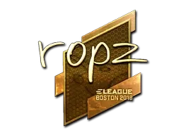 Sticker | ropz (Gold) | Boston 2018 - $ 957.78