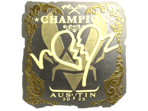 Sticker | ropz (Gold, Champion) | Austin 2025 - $ 8.33