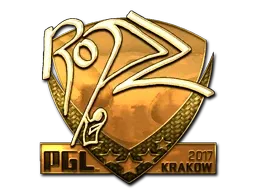 Sticker | ropz (Gold) | Krakow 2017 - $ 3773.59