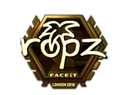 Sticker | ropz (Gold) | London 2018 - $ 827.34