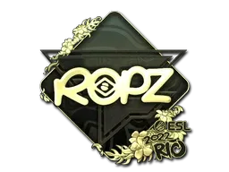 Sticker | ropz (Gold) | Rio 2022 - $ 16.42
