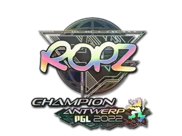 Sticker | ropz (Holo, Champion) | Antwerp 2022 - $ 1.69