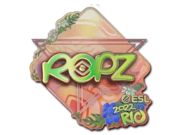 Sticker | ropz (Holo) | Rio 2022 - $ 1.81