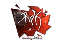 Sticker | RpK (Foil) | Cologne 2016 - $ 15.75