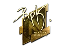 Sticker | RpK (Gold) | Boston 2018 - $ 1068.00