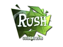 Sticker | RUSH (Foil) | Cologne 2016 ``